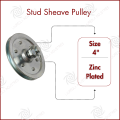 4 Stud Sheave Pulley X 45 Pcs