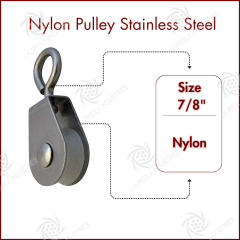 7 / 8 Nylon Pulley Stainless Steel X 500 Pcs