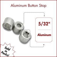 5/32" Aluminium Button Stops